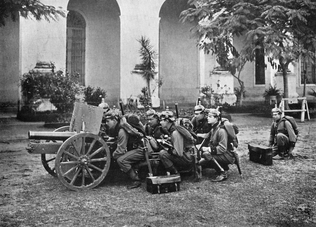 Paraguayansk artilleri, Paraguay, 1911 af Unbekannt