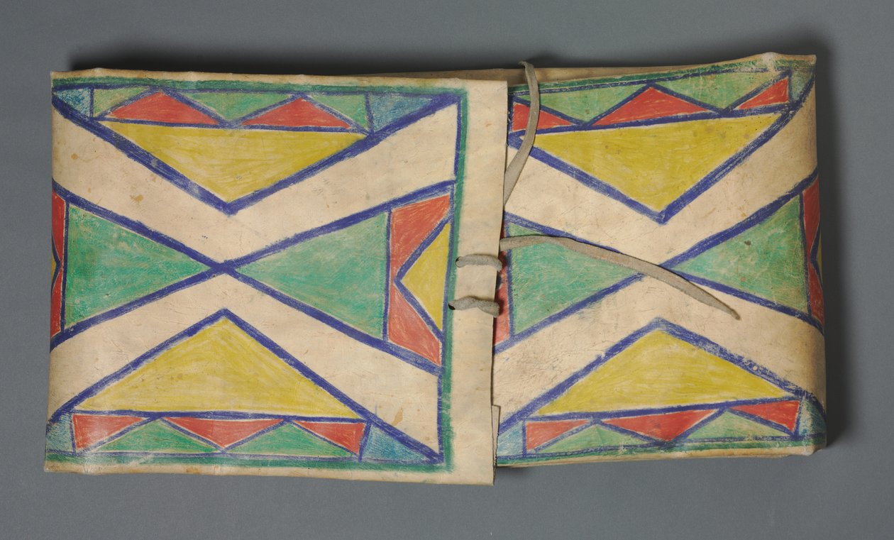 Parfleche, ca. 1900. af Unbekannt