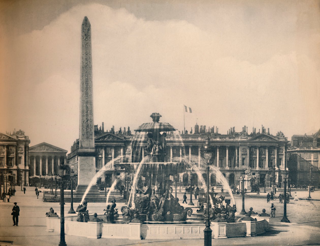 Paris. - Place De La Concorde. -LL, c1910. af Unbekannt