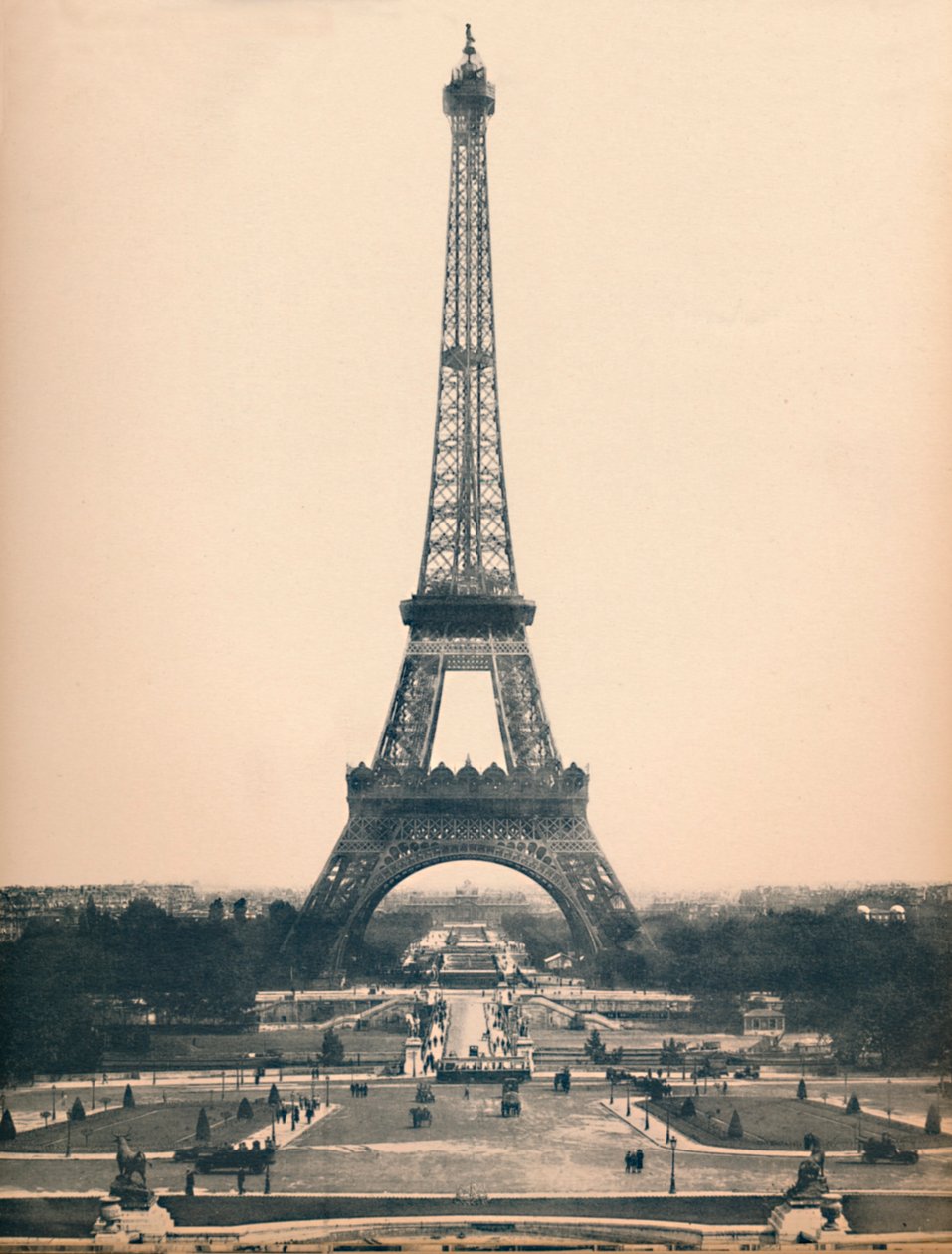 Paris. - La Tour Eiffel. - LL, c1910. af Unbekannt