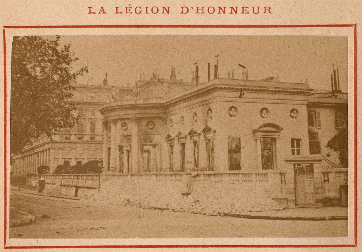 Paris Commune (1871): udsigt over Palais de la Legion d