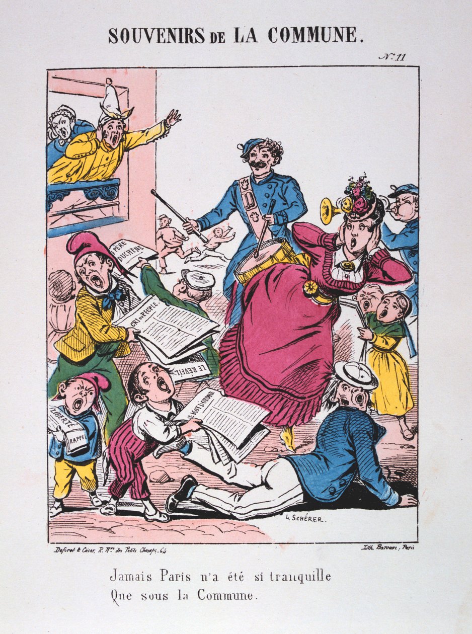 Pariser Kommune, 1871. af Unbekannt