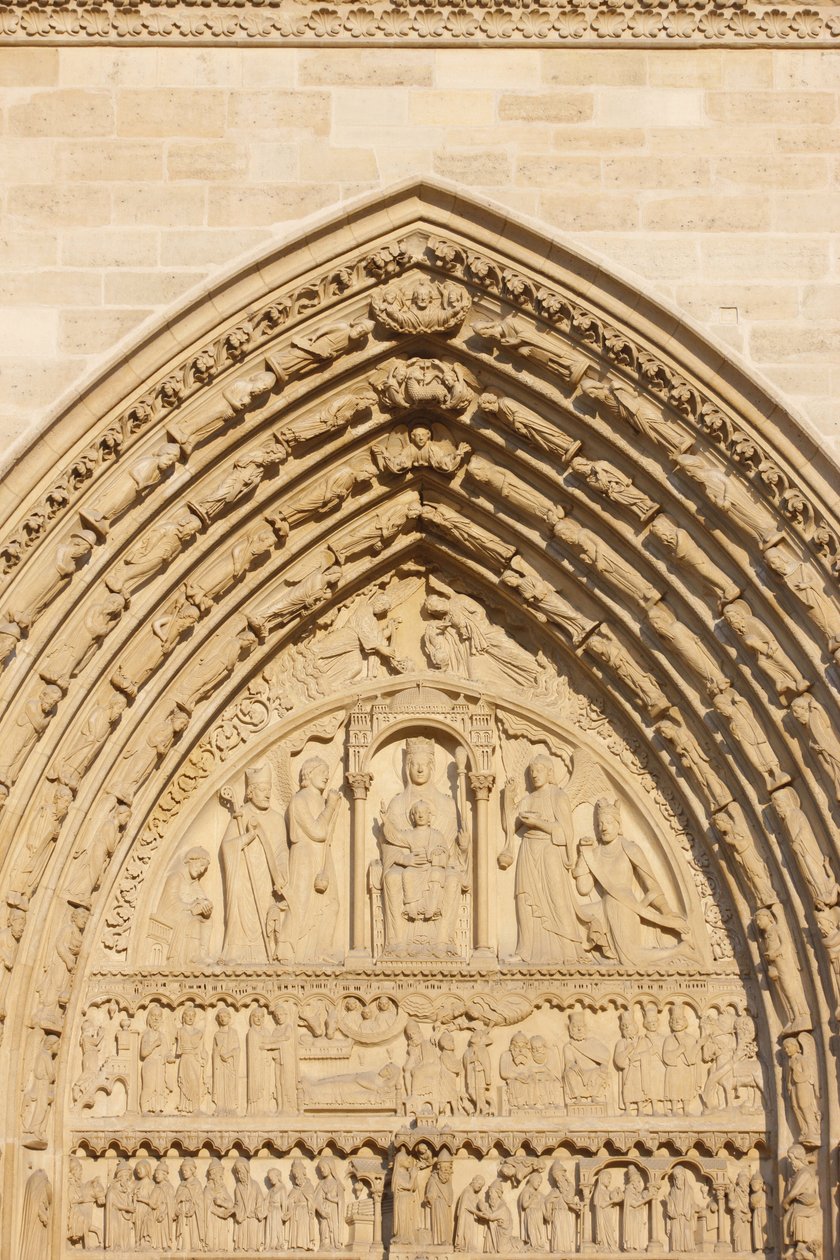 Paris Notre Dame katedral vestfløj: Saint Anne
