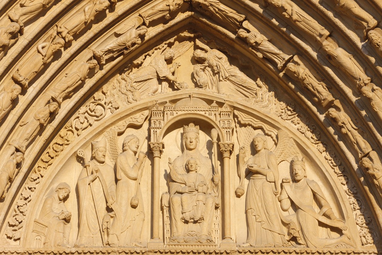Paris Notre Dame katedral vestfløj: Saint Anne