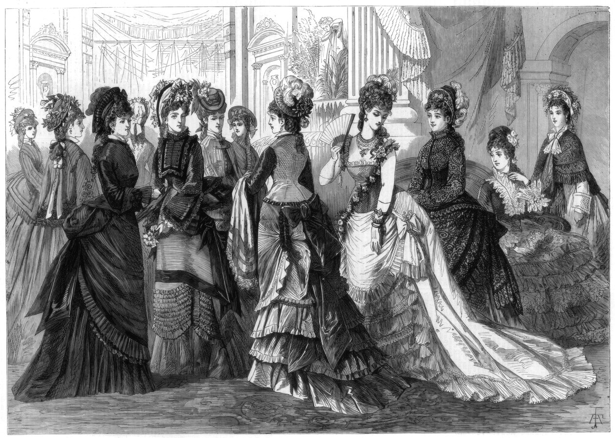Paris forårsmode, 1875 af Unbekannt