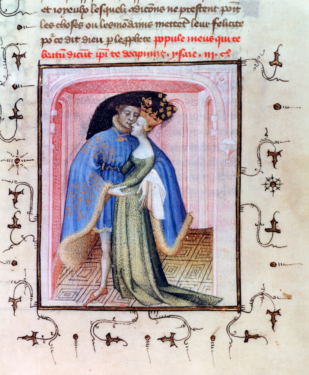 Paris og Helen, c1406 af Unbekannt