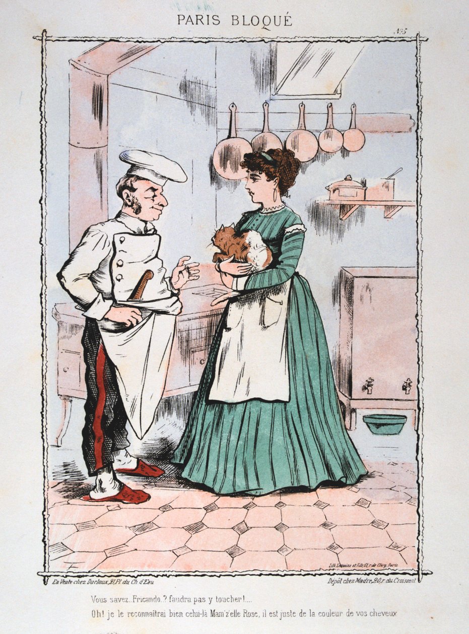 Paris belejrede, 1870-1871. af Unbekannt