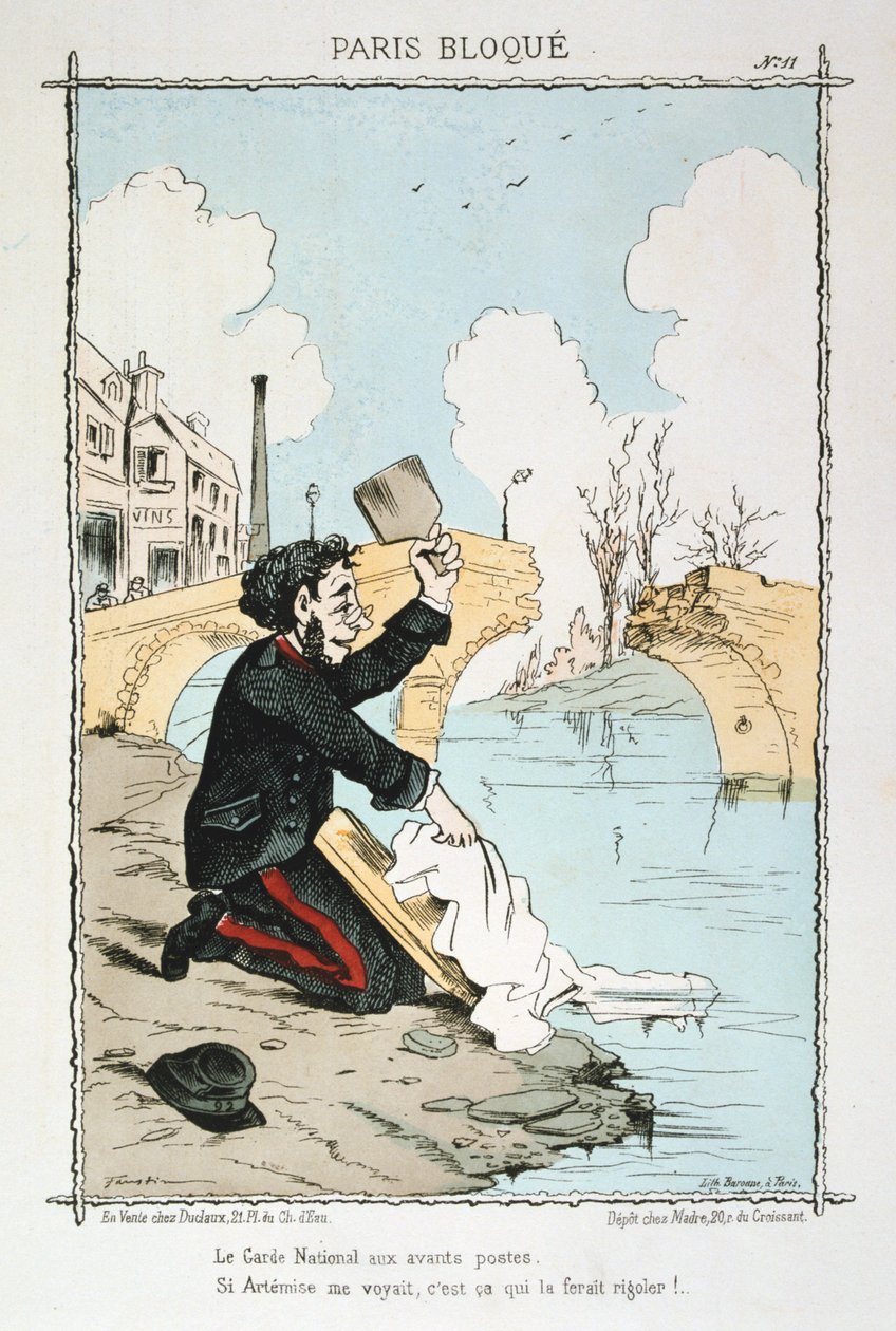 Paris belejrede, 1870-1871 af Unbekannt