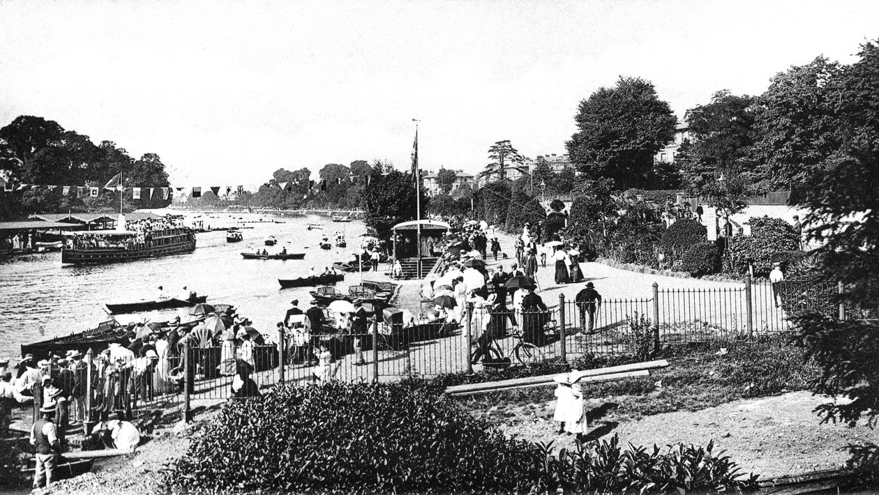 Parkers Ferry, Surbiton, 1909 af Unbekannt