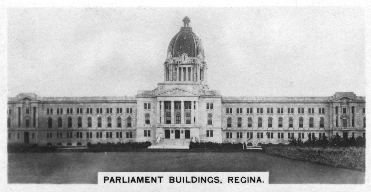 Parlamentsbygninger, Regina, Saskatchewan, Canada, c1920