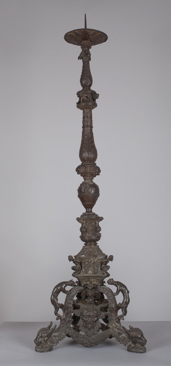 Paschal Lysestage, ca. 1525-1550. af Unbekannt