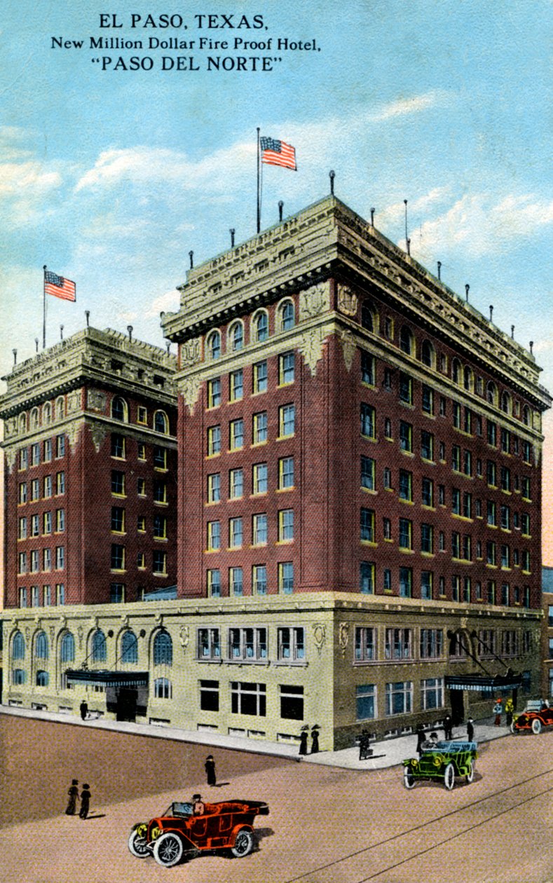 Paso del Norte Hotel, El Paso, Texas, USA, c1916 af Unbekannt