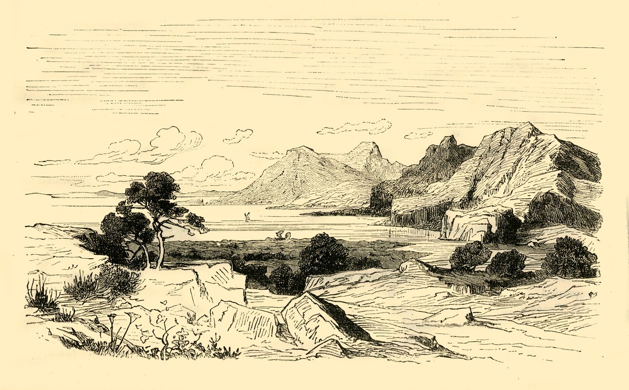 Pass of Thermopylae, 1890. af Unbekannt