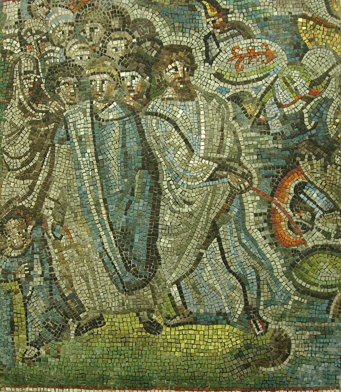 Passage af Det Røde Hav, byzantinsk, begyndelsen af det 20. århundrede original dateret 5. århundrede. af Unbekannt