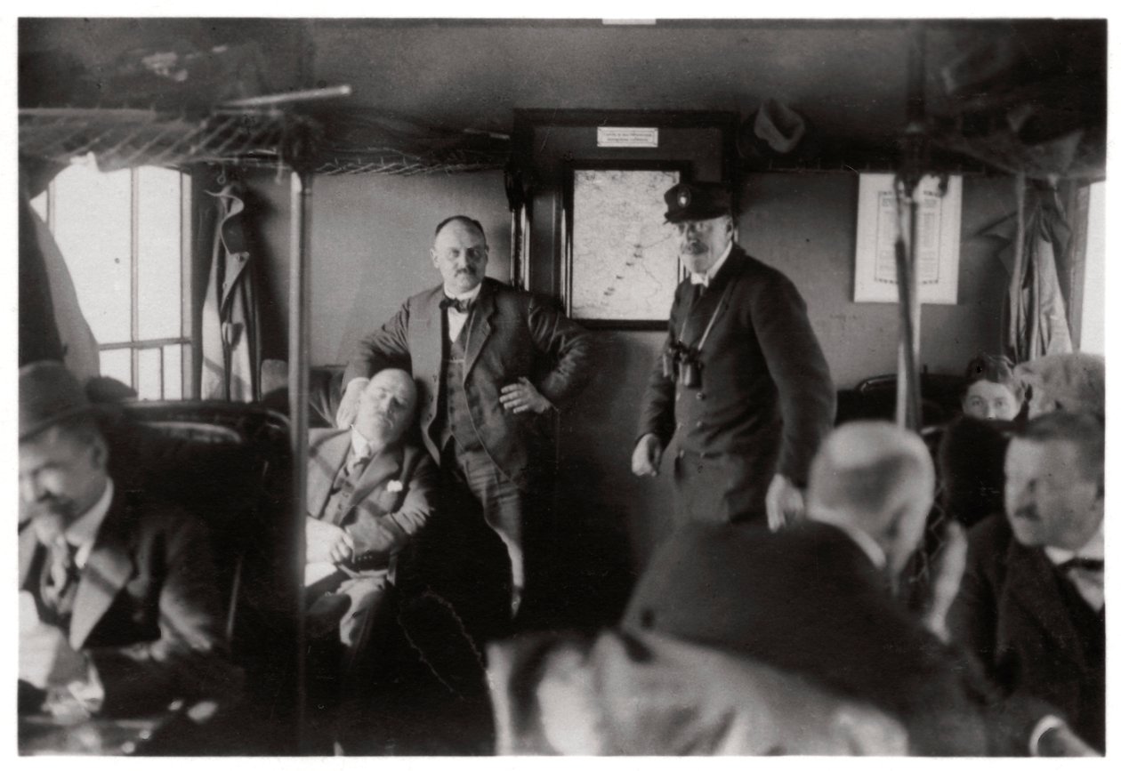 Kabine af en Zeppelin, Bodensøen, Tyskland, c1909-1933 1933 af Unbekannt