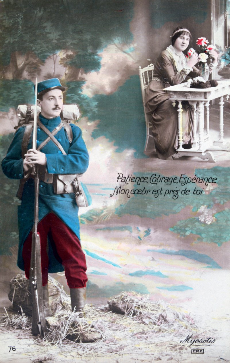 Tålmodighed, mod, håber mit hjerte er dig nær, 1914-1918 af Unbekannt