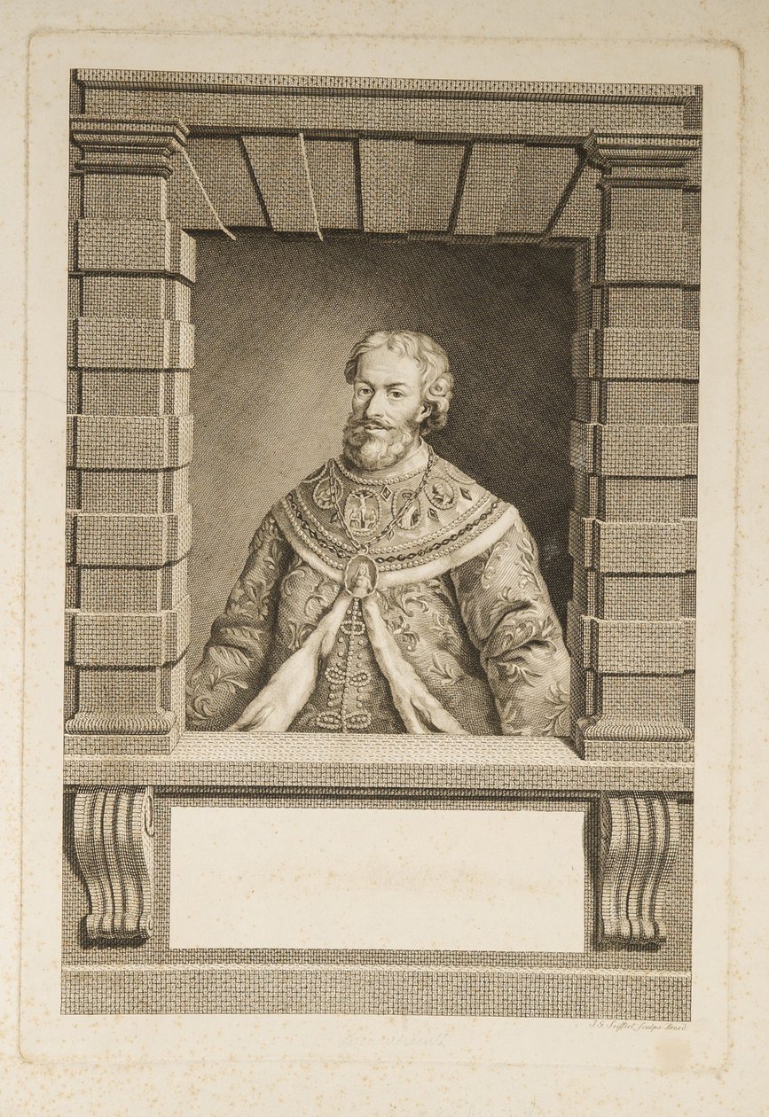 Patriark Filaret af Moskva Fjodor Nikitich Romanov 1553-1633 af Unbekannt