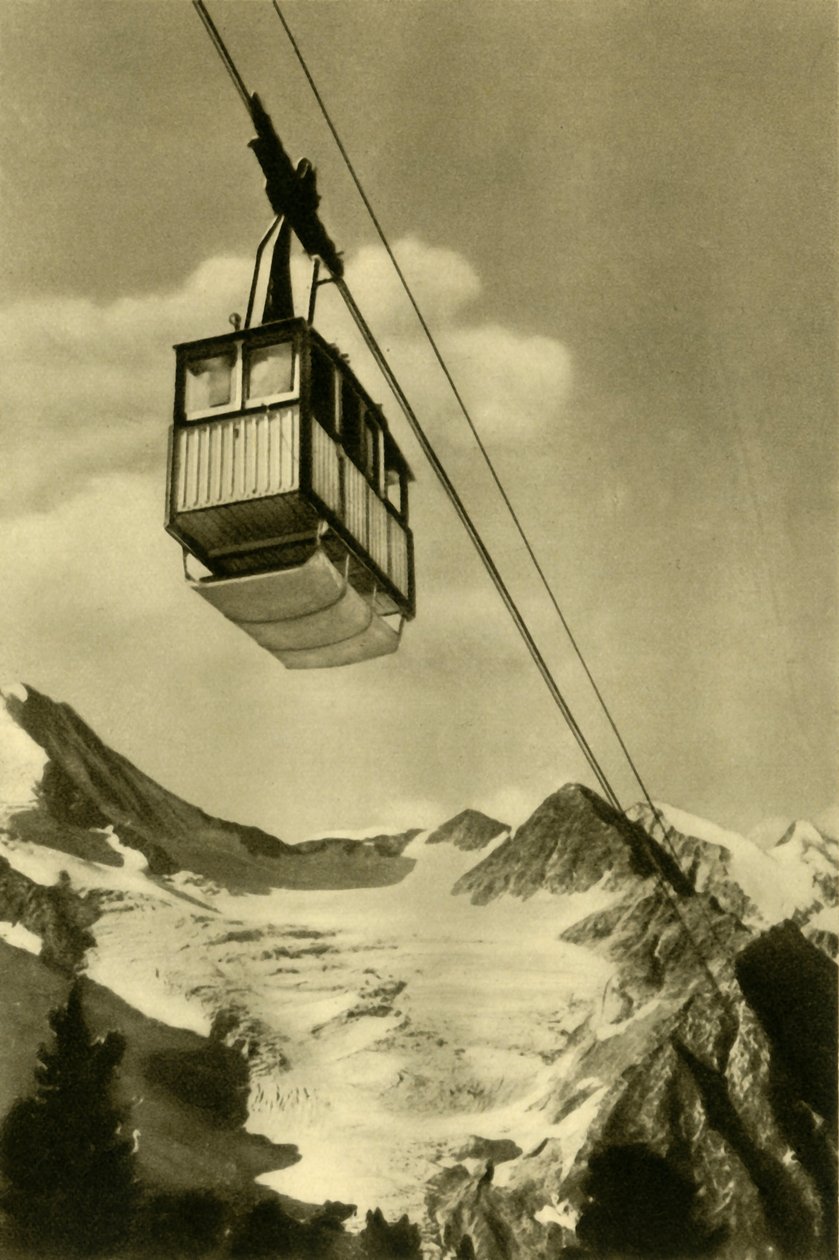 Patscherkofelbahn, Innsbruck, Tyrol, Østrig, c1935. af Unbekannt