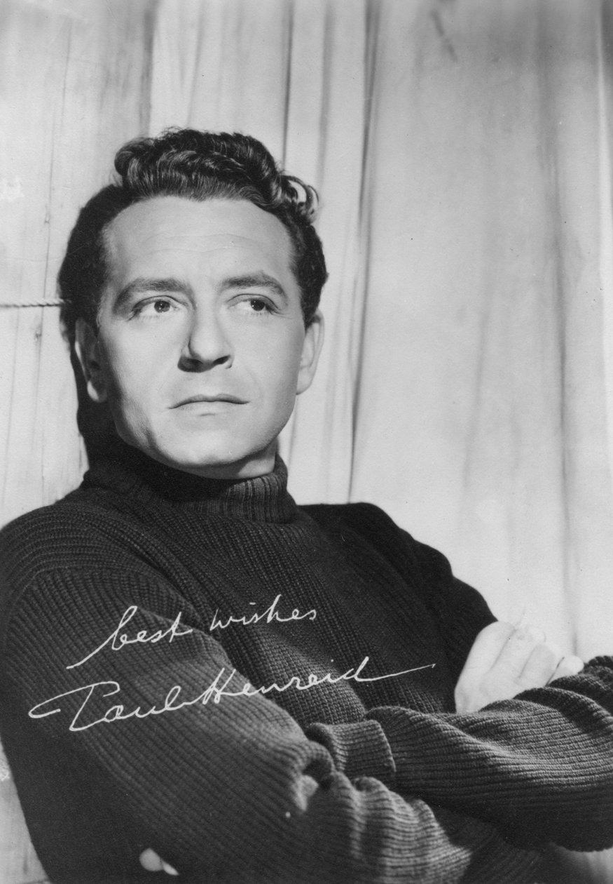 Paul Henreid 1908-1992, østrigsk-født amerikansk skuespiller og instruktør, c1940