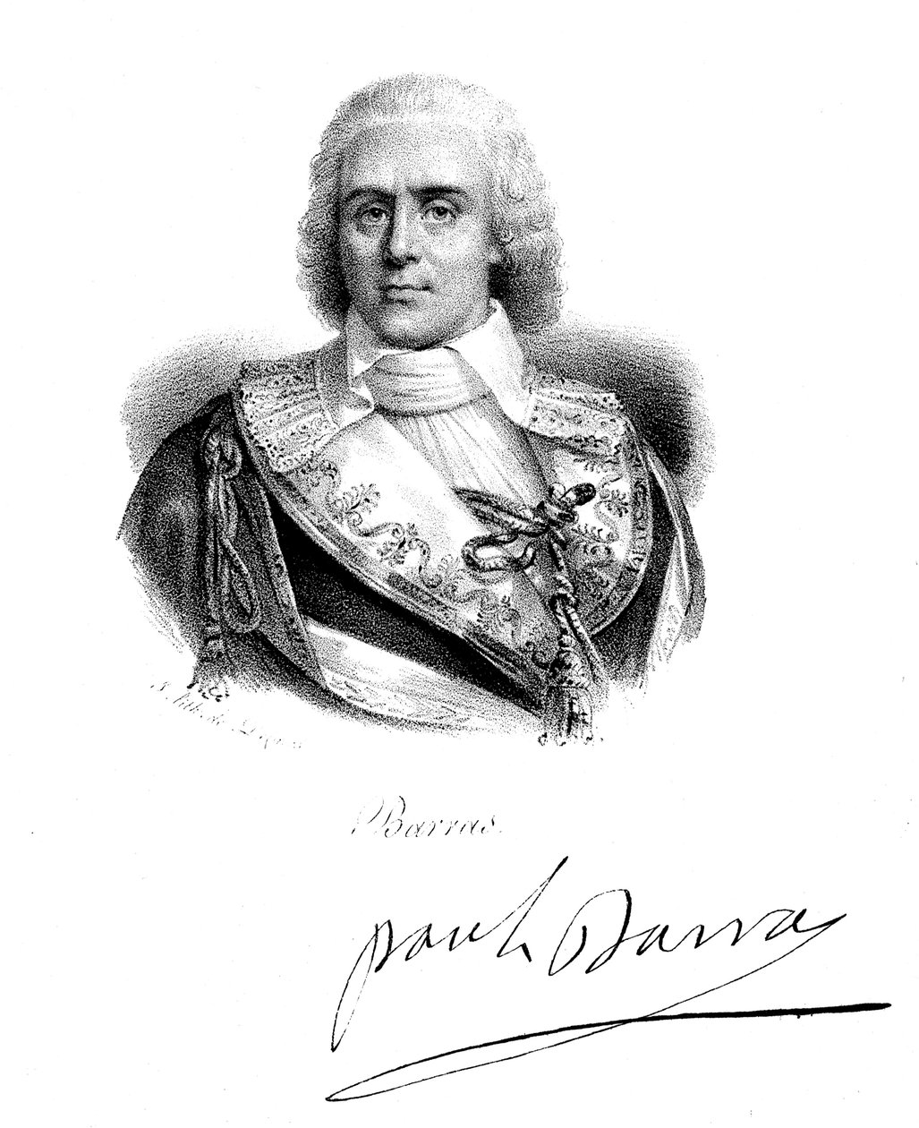 Paul Jean Francois Nicolas, greve af Barras 1755-1829, fransk revolutionær af Unbekannt