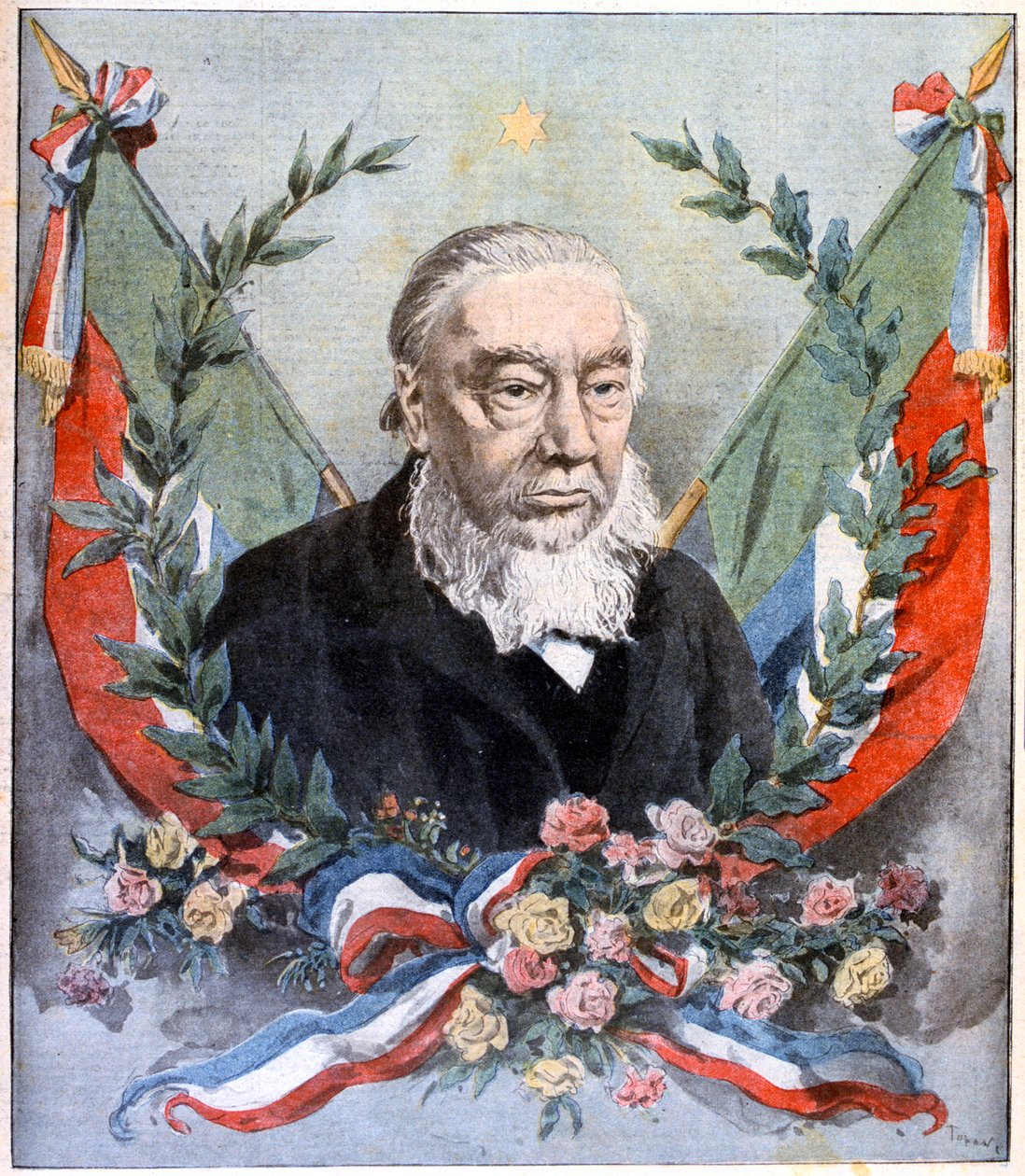 Paul Kruger, sydafrikansk politiker, omkring 1900 af Unbekannt