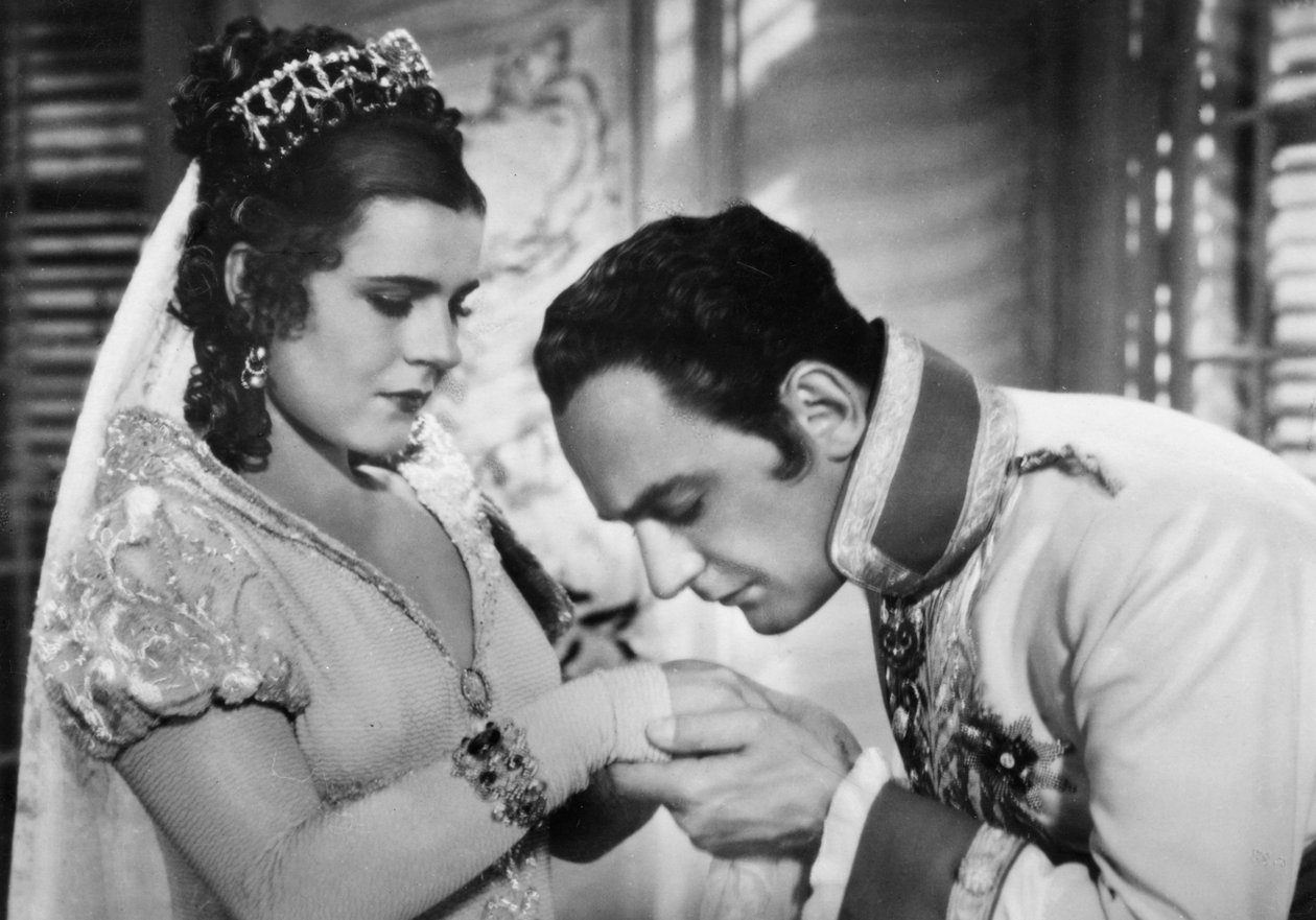 Paula Wessely og Willi Forst, østrigske filmskuespillere, 1934 af Unbekannt