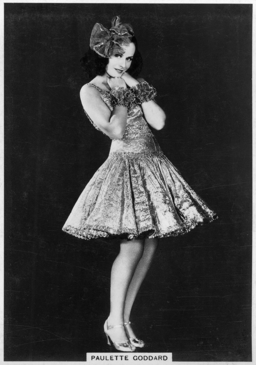 Paulette Goddard, amerikansk film- og teaterskuespillerinde, 1938 af Unbekannt