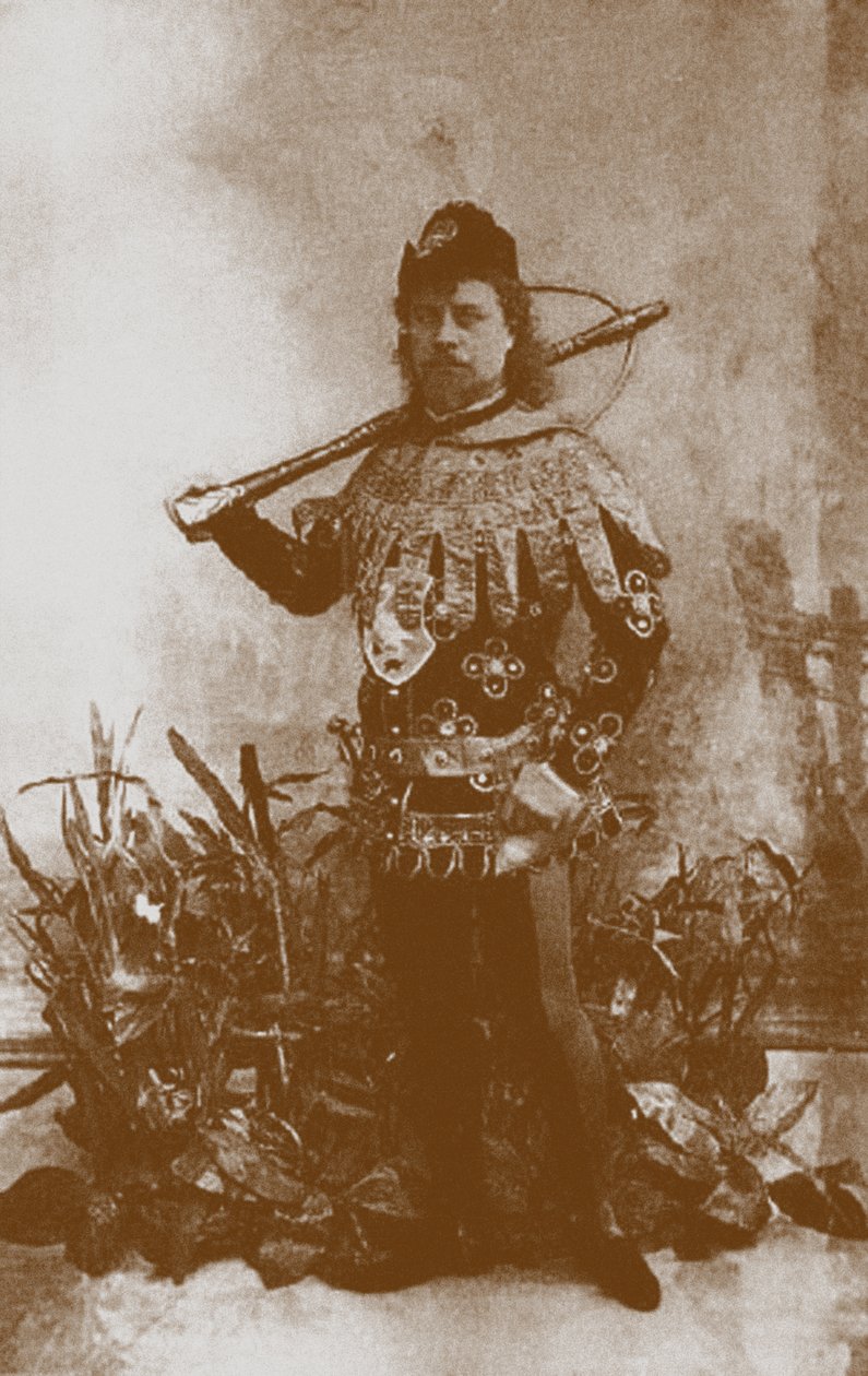 Pavel Gerdt som Prins Siegfried i Ballet Svanesøen, St. Petersborg, 1895 af Unbekannt