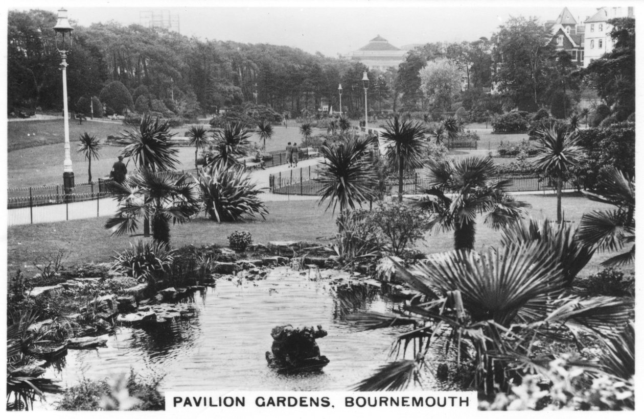 Pavilion Gardens, Bournemouth, Dorset, 1937 af Unbekannt