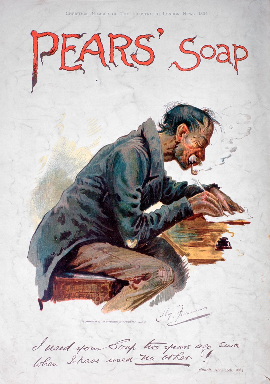Sæbeannonce for pærer, 1894 af Unbekannt