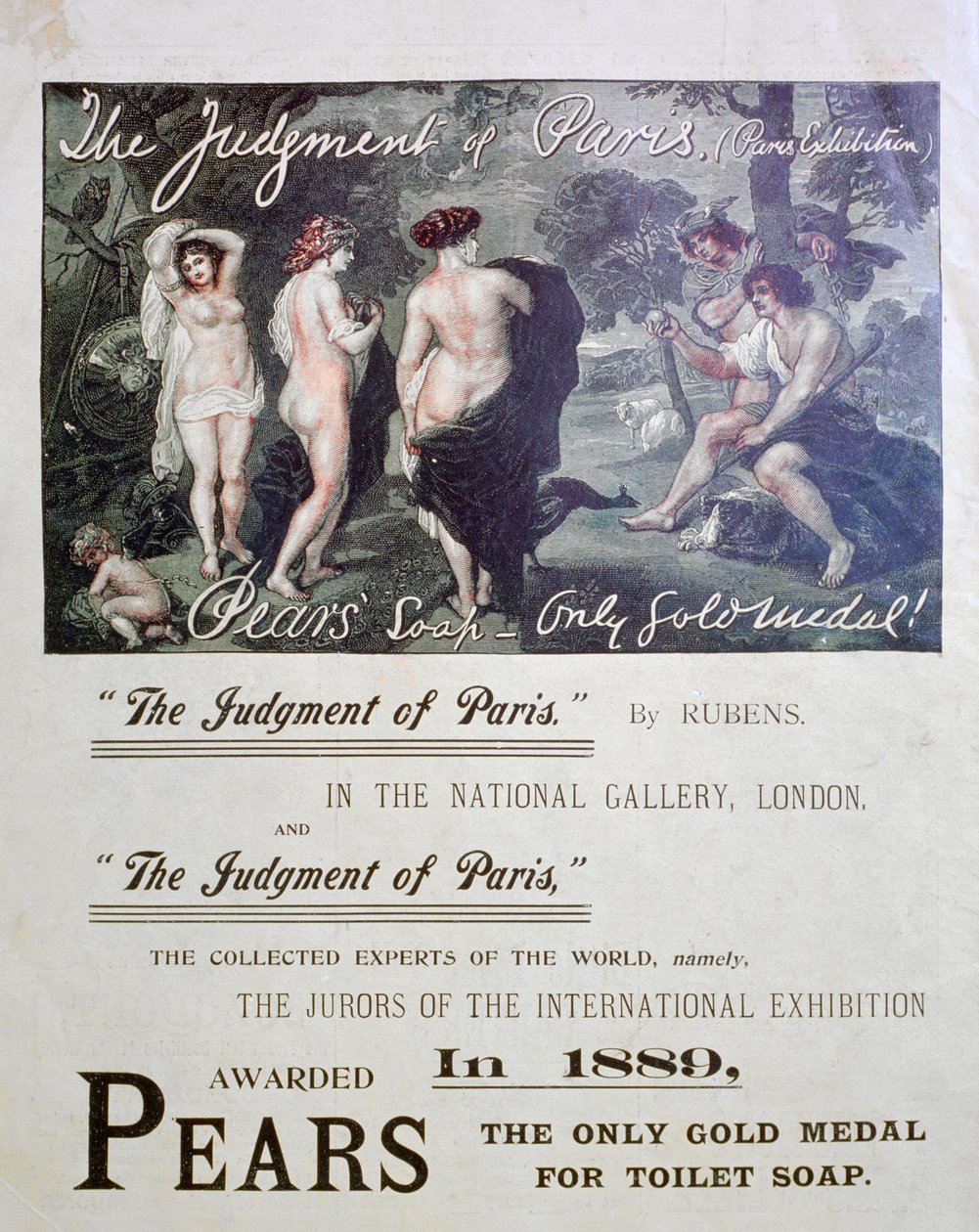 Sæbeannonce for pærer, 1897 af Unbekannt