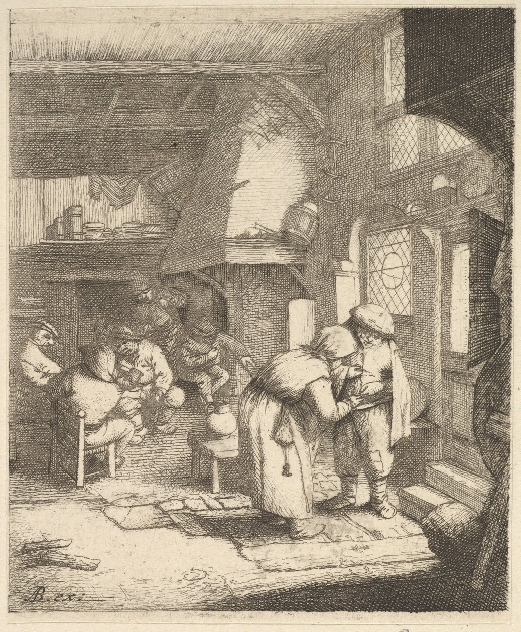 Bonde betaler sin regning, 1610-85. af Unbekannt