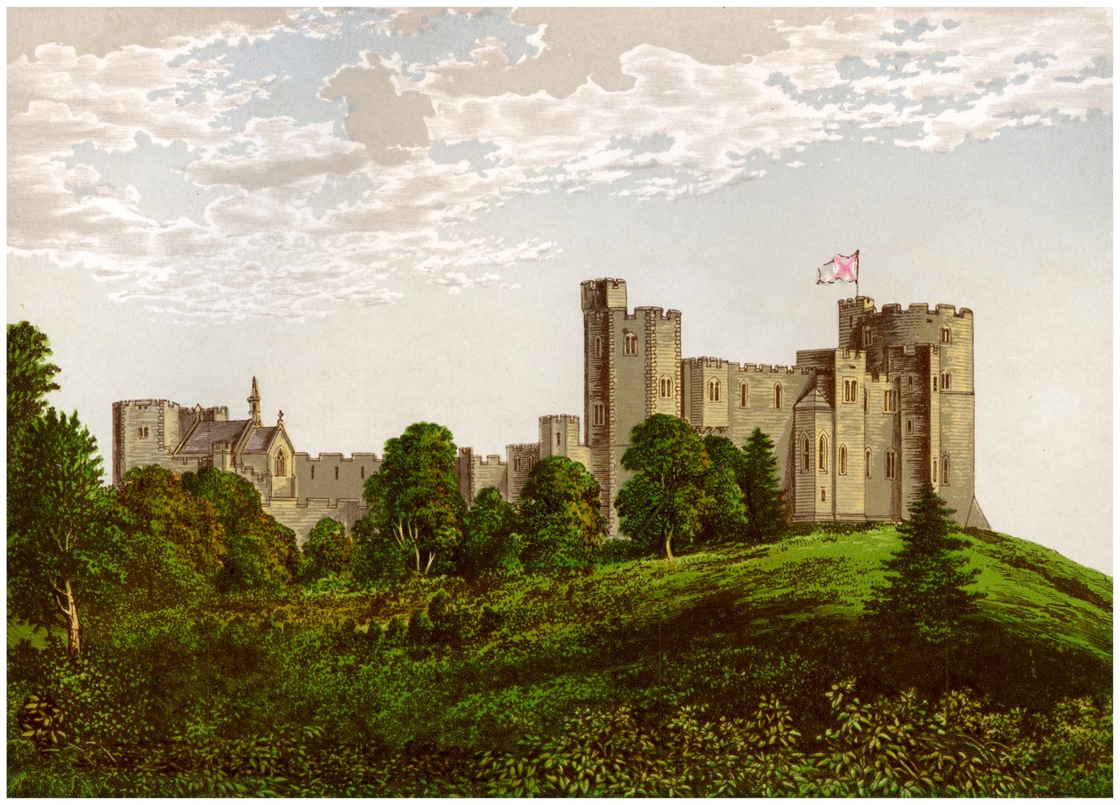 Peckforton Castle, Cheshire, hjemsted for Baron Tollemache, c1880 af Unbekannt