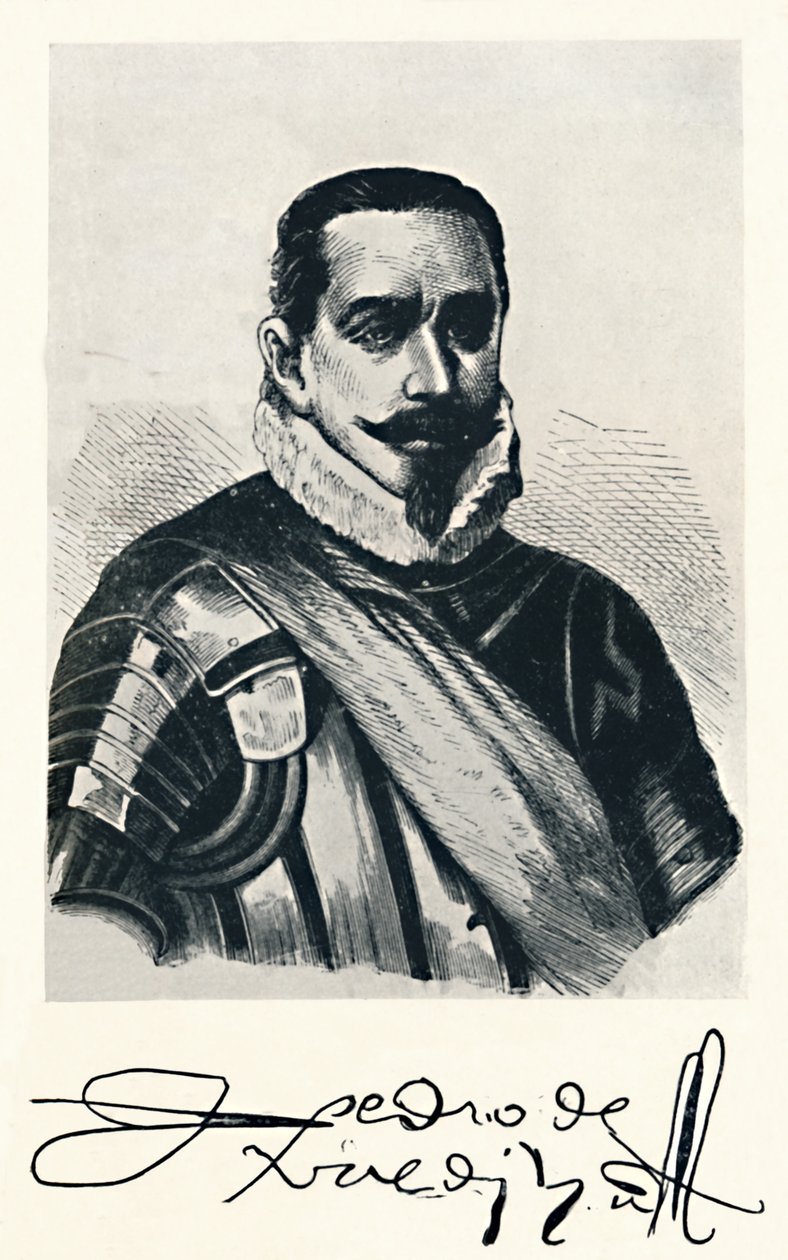 Pedro De Valdivia, c1879, 1911 af Unbekannt