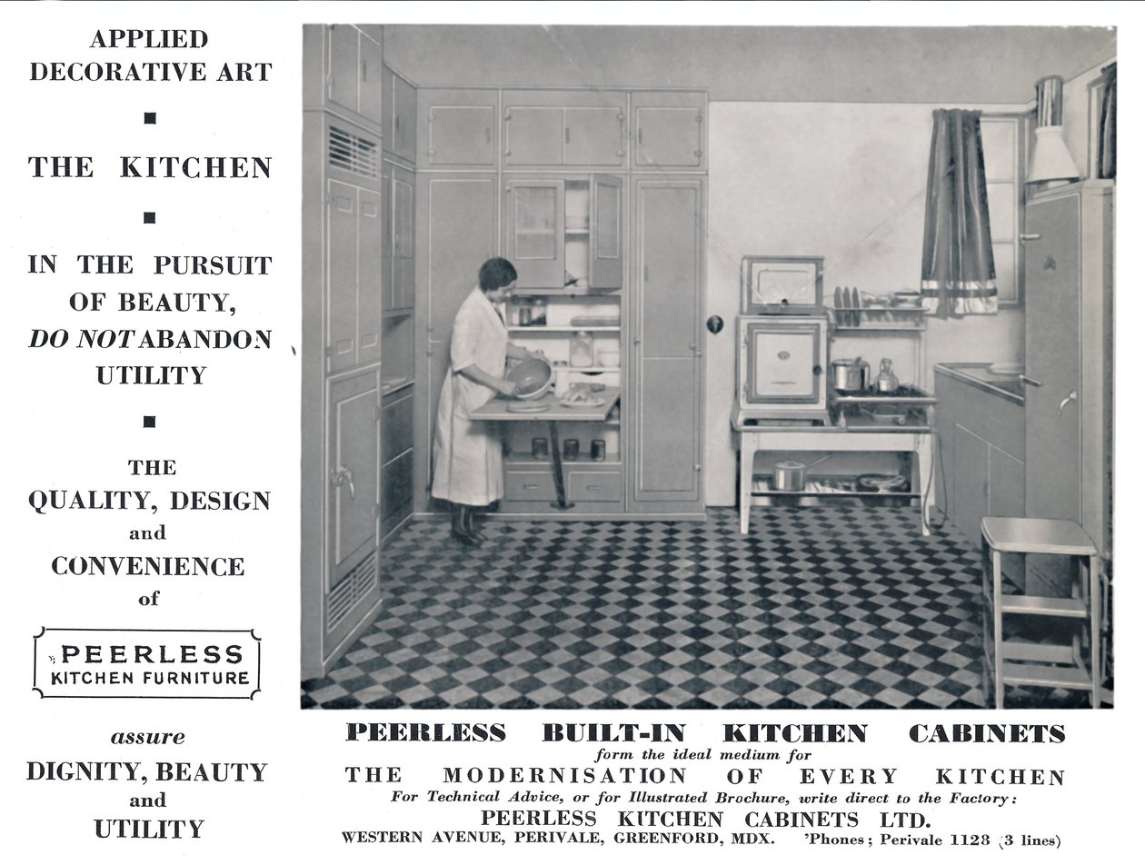 Peerless indbyggede køkkenskabe, 1935 af Unbekannt