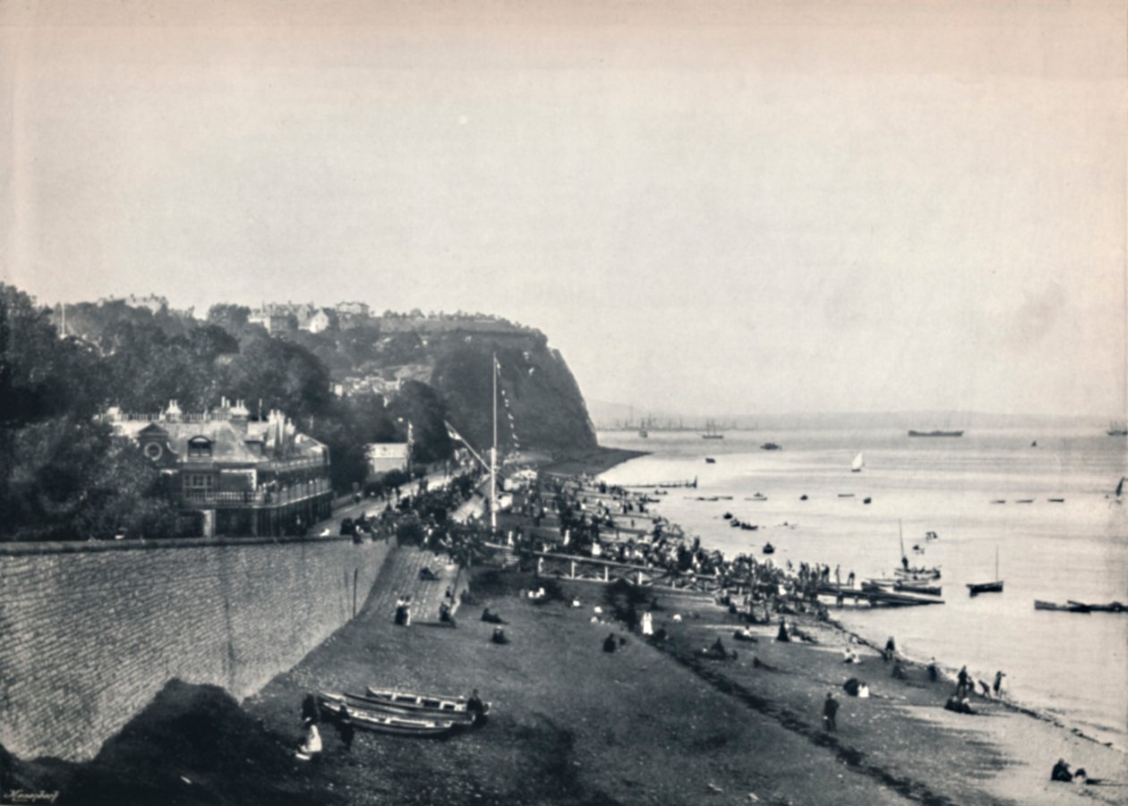 Penarth - The Esplanade and Penarth Head, 1895 af Unbekannt