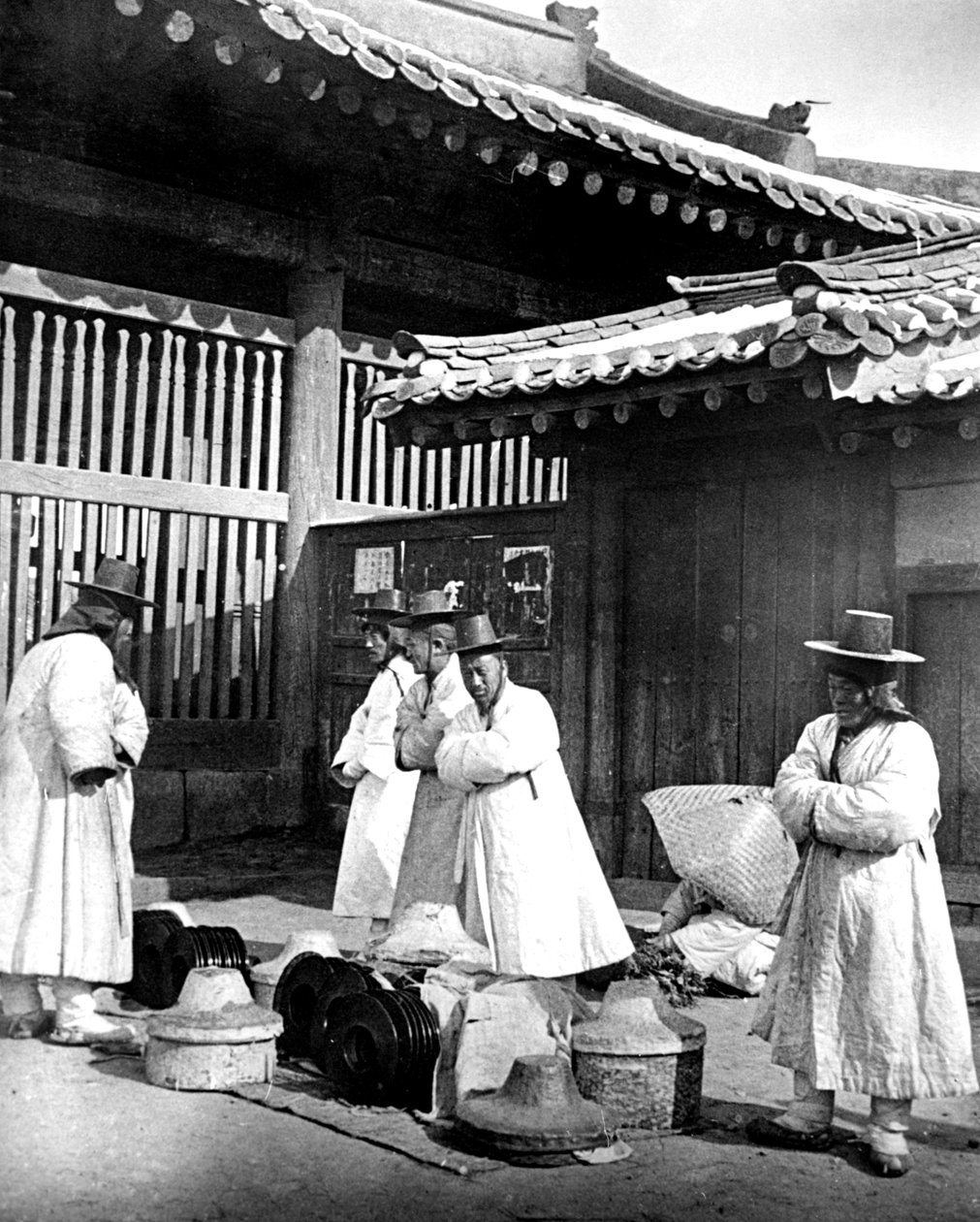 Folk i Korea, 1900 af Unbekannt