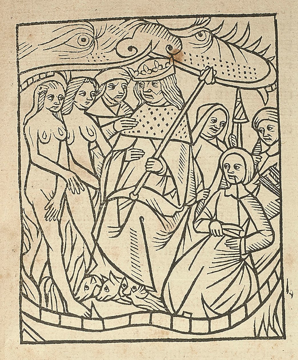 Perceval, historien om gralen af Chrétien de Troyes, 1523. af Unbekannt