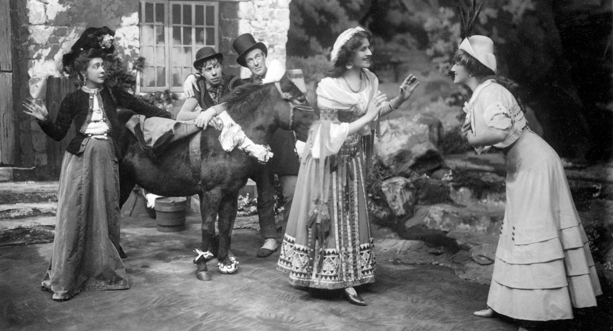Opførelse af The Gay Gordons, c1907 af Unbekannt