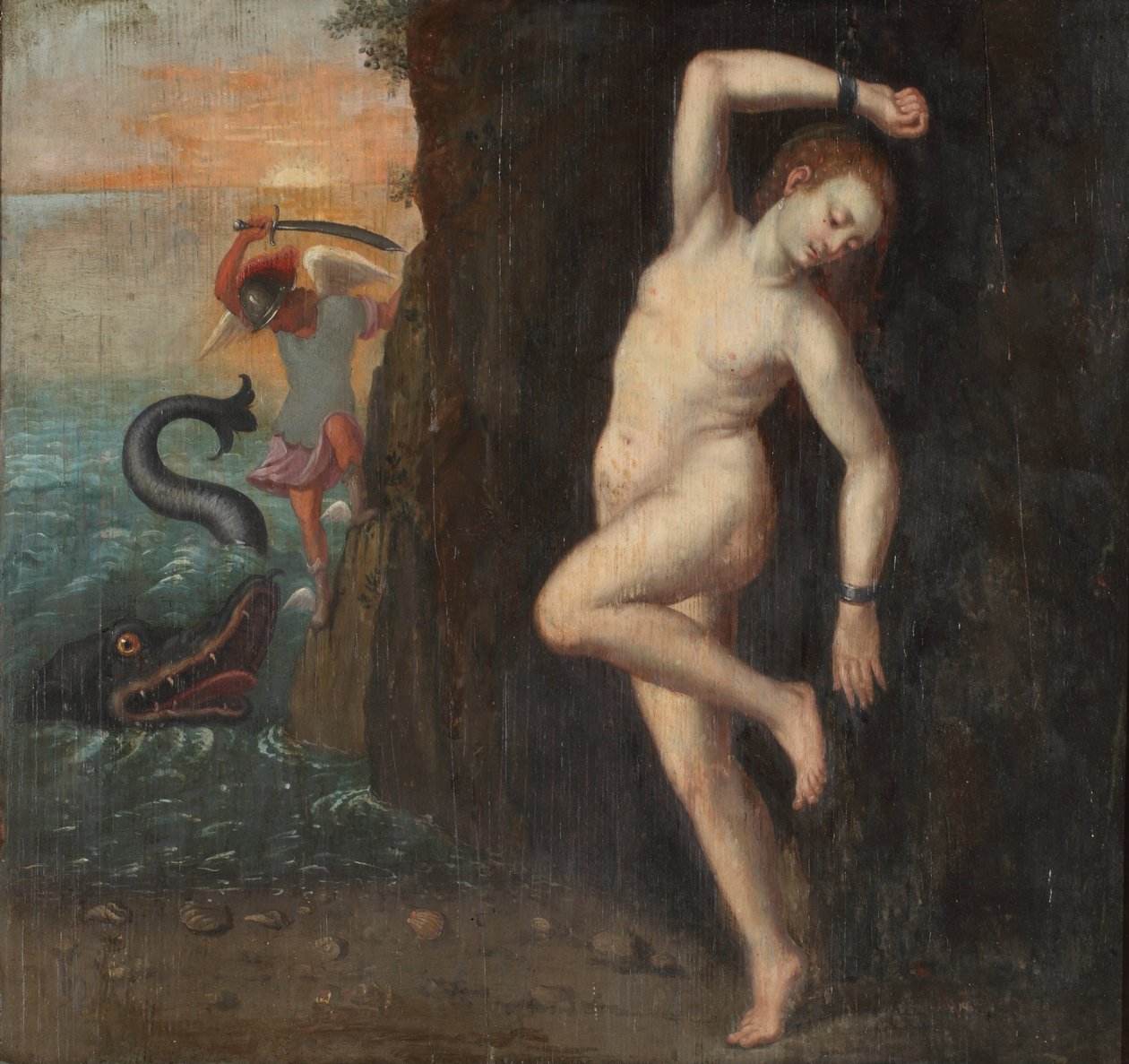 Perseus og Andromeda, ca. 1600 af Unbekannt