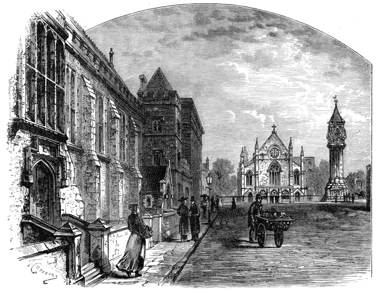 Pery Square, Limerick. c19. århundrede af Unbekannt