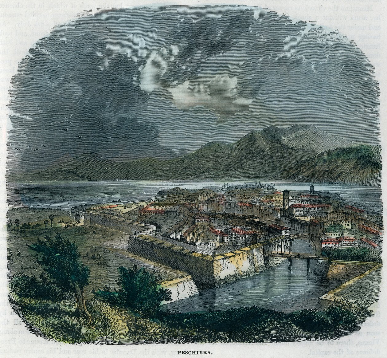 Peschiera del Garda, Italien, c1875 af Unbekannt