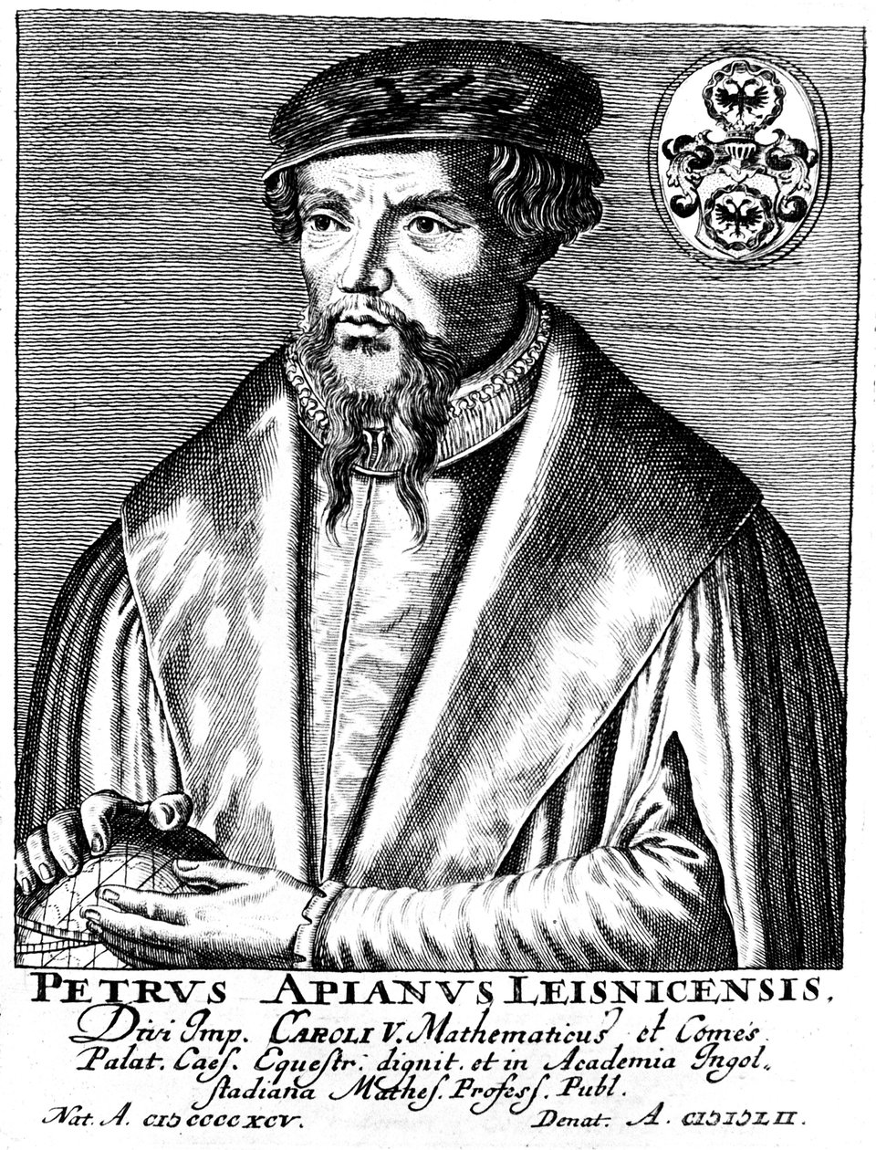 Peter Apian 1495-1552, tysk geograf, matematiker og astronom af Unbekannt
