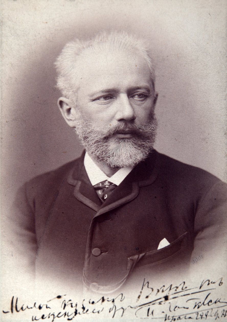 Peter Tjajkovskij, russisk komponist, 1888 af Unbekannt