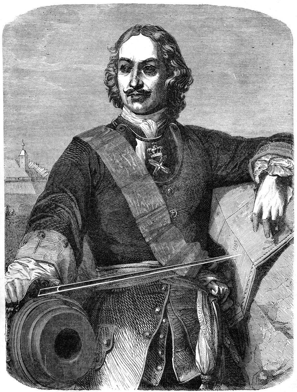 Peter den Store 1672-1725, 1800-tallet af Unbekannt