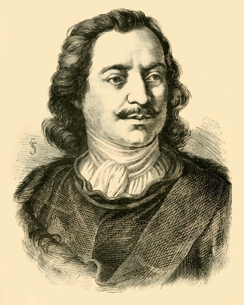 Peter den Store, c1710-1720, 1890. af Unbekannt
