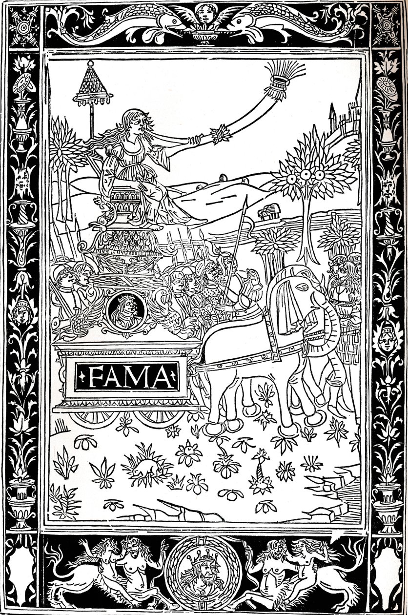 Petrarch: Triumphs, 1488, 1917 af Unbekannt