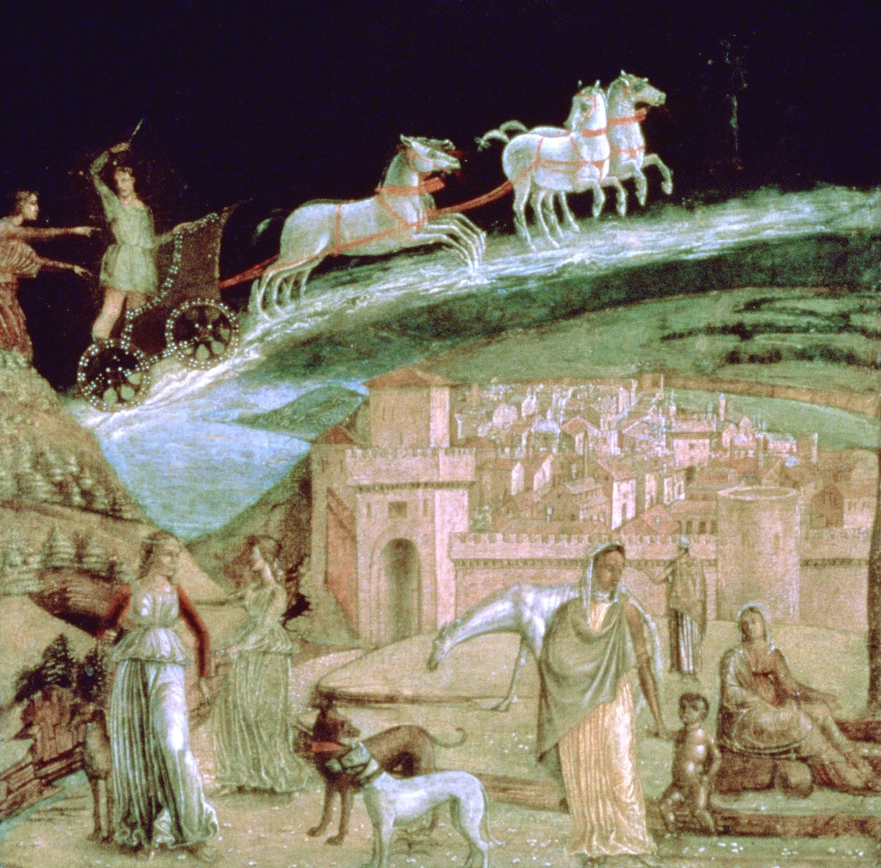 Phaeton i sin vogn, c1470-1536 af Unbekannt