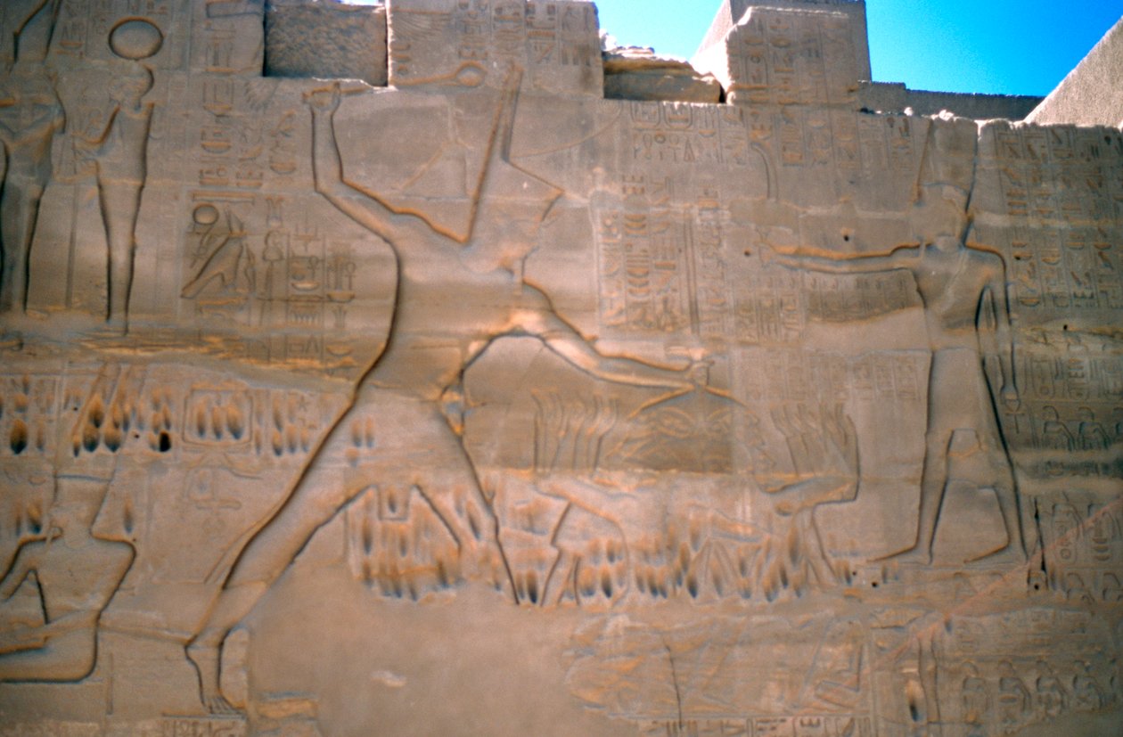 Farao Seti, Slavefangelse, Luxor, Egypten af Unbekannt