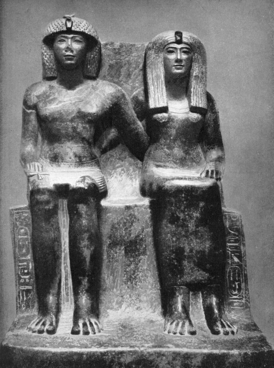 Farao Thutmose IV og hans dronning, 1933-1934 af Unbekannt